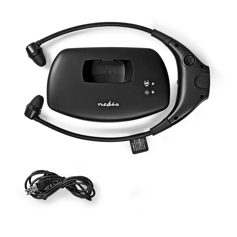 Draadloze TV-Koptelefoon RF, frequentie 868 MHz - In-Ear - Batterij 1 werkingstijd standaard verbruik: 270 min
