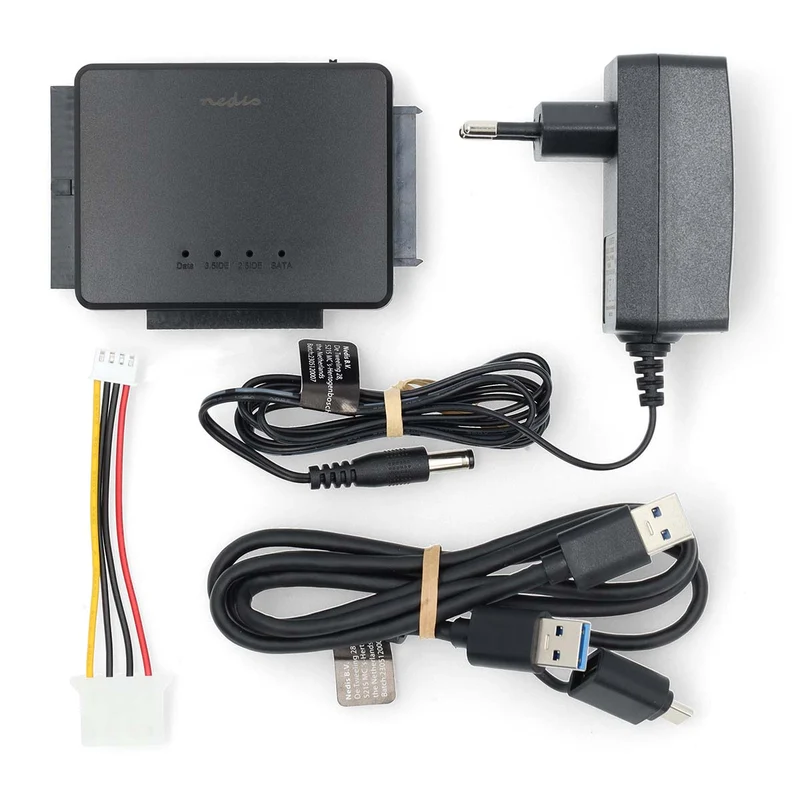 Hardeschijfadapter USB 3.2 Gen1 - 2.5 / 3.5" - IDE + SATA
