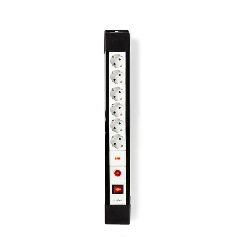 Stekkerdoos met Overspanningsbeveiliging Randaarde stekker / Type F (CEE 7/7) - 3.00m - 3680W