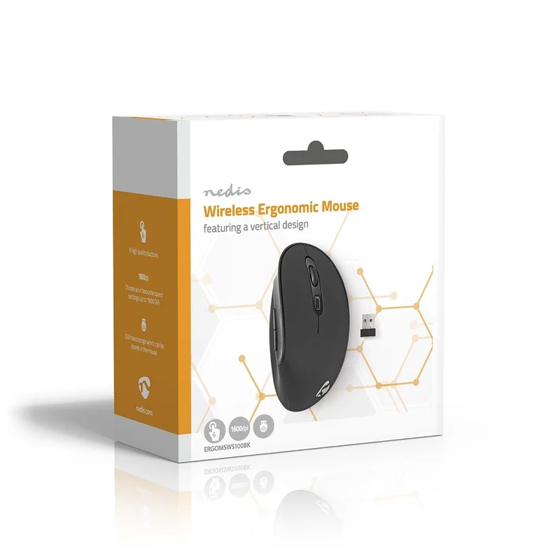 Muis Draadloos - 800 / 1000 / 1600 dpi - Instelbare DPI