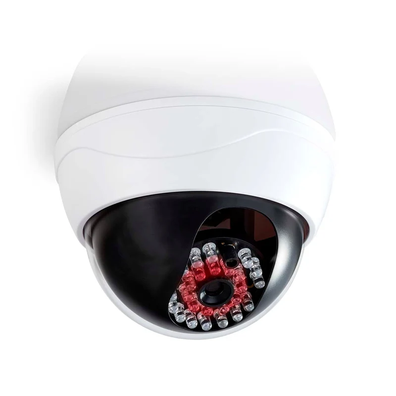 Dummy Beveiligingscamera Dome - Batterij Gevoed - Binnen