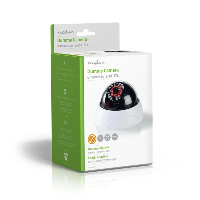 Dummy Beveiligingscamera Dome - Batterij Gevoed - Binnen