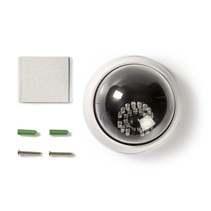 Dummy Beveiligingscamera Dome - Batterij Gevoed - Binnen