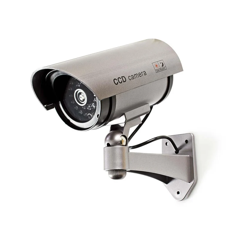Dummy Beveiligingscamera Bullet - IP44 - Batterij Gevoed