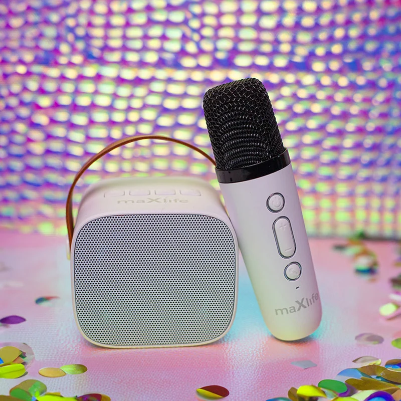 Maxlife MXKS-100 Bluetooth Karaoke Sæt, Hvid
