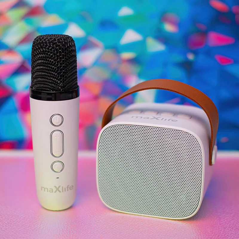 Maxlife MXKS-100 Bluetooth Karaoke Sæt, Hvid