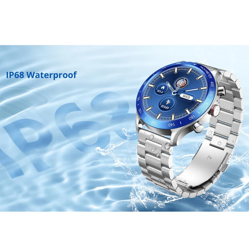 Riversong Motive 9 Max 1,43" Smartwatch, Sølv