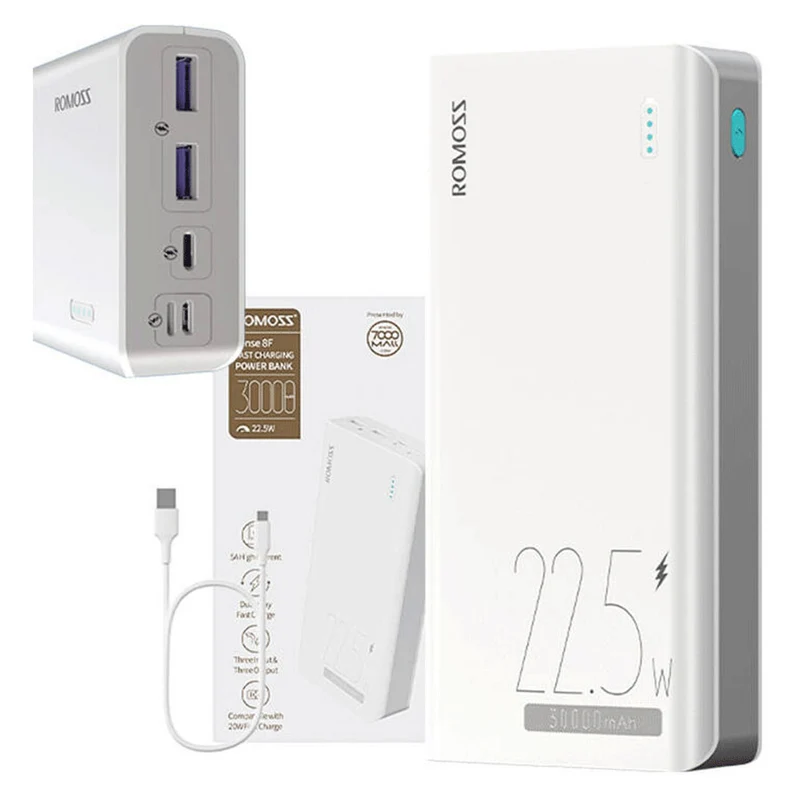 Romoss powerbank SENSE8F 30000mAh, 22.5W