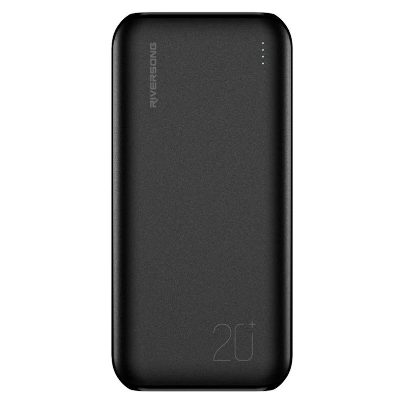 Riversong Vision SE 20 Pro, 20.000 mAh 20W USB-C PD powerbank, Sort