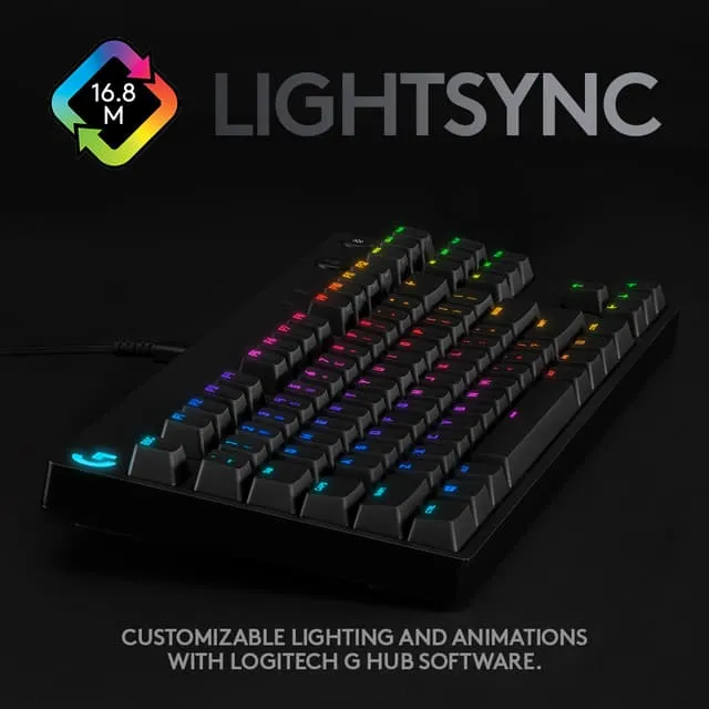 Logitech G Pro Wireless Gaming Keyboard GX Brown Tactile, Black