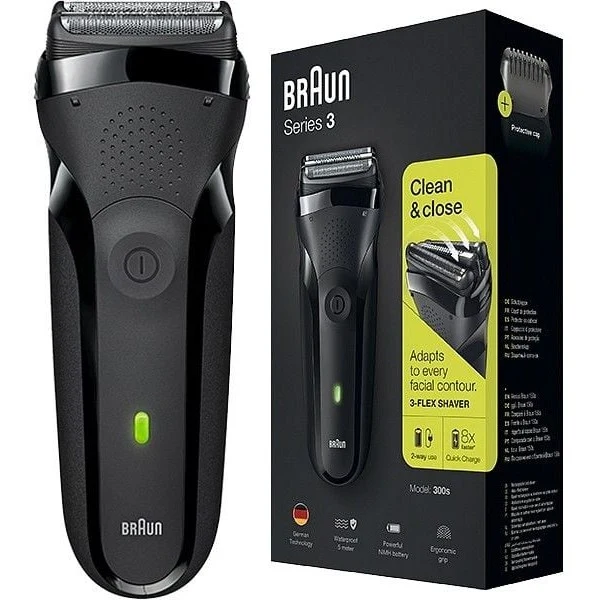 Braun Series 3 S300 Shaver, Black