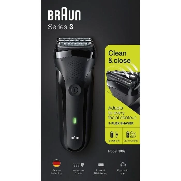 Braun Series 3 S300 Shaver, Black