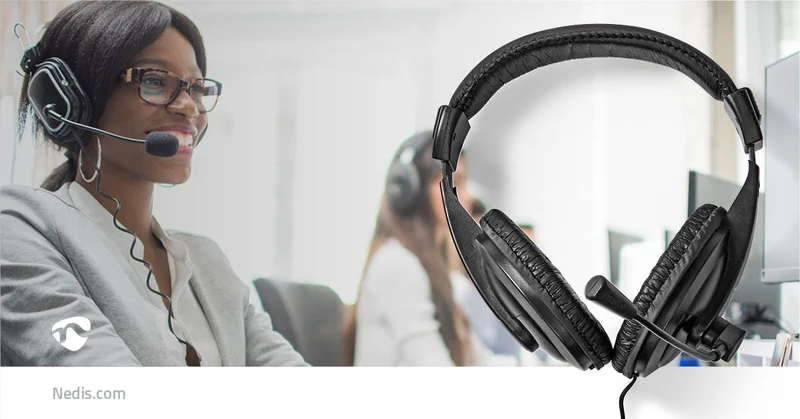 PC-Headset Over-Ear - Stereo - 1x 3.5 mm / 2x 3.5 mm