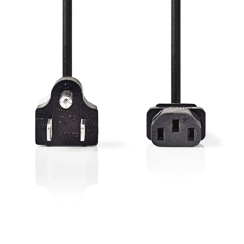 Stroomkabel USA Male - IEC-320-C13 - Recht