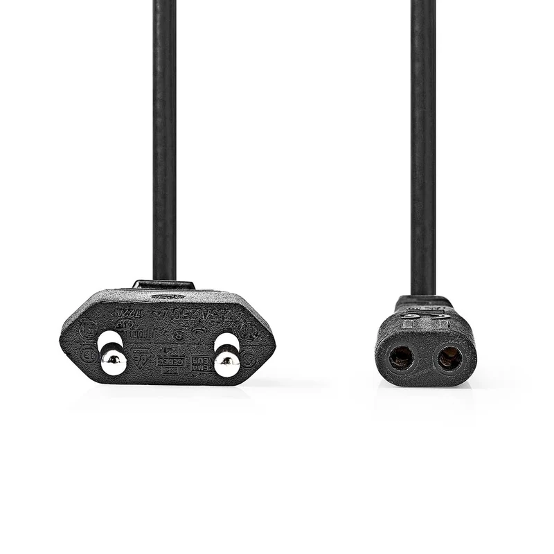 Stroomkabel Euro Male - IEC-320-C1 - Recht