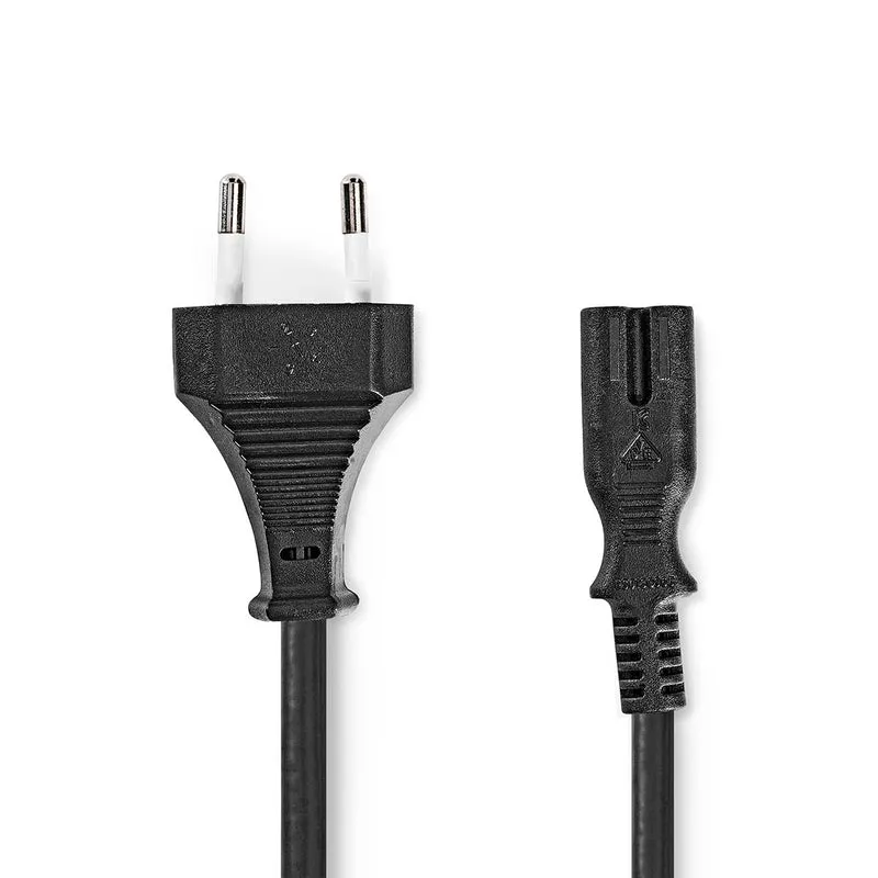 Stroomkabel Euro Male - IEC-320-C7 - Recht