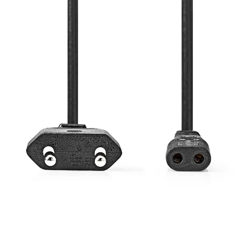 Stroomkabel Euro Male - IEC-320-C1 - Recht