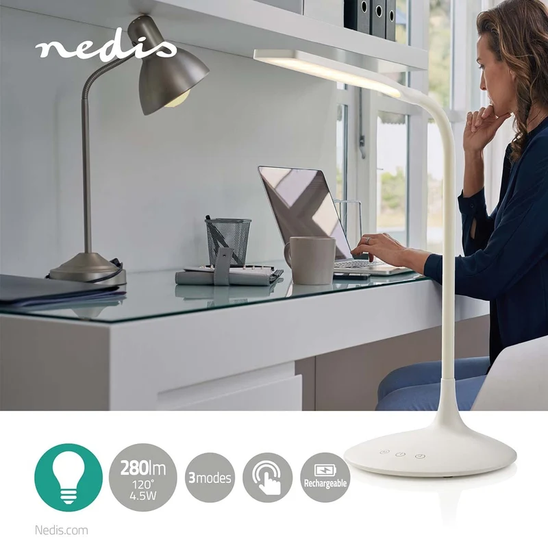 LED-Bureaulamp Dimbaar - 250 lm - Aanraakfunctie