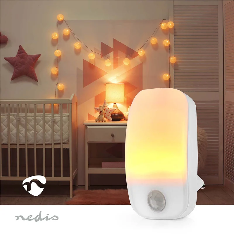 Nachtlampje met Stekker Bewegingssensor - Dag / nacht-sensor - 0.55W