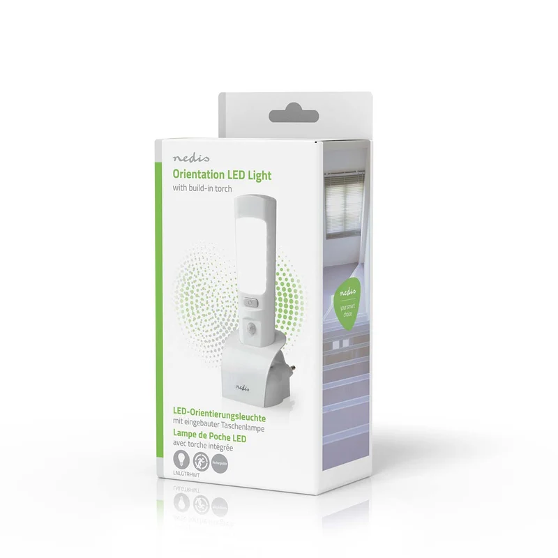 LED-Oriëntatielicht en Zaklamp Batterij Gevoed / Netvoeding - 220 - 240 V AC 50 Hz - 1.30W