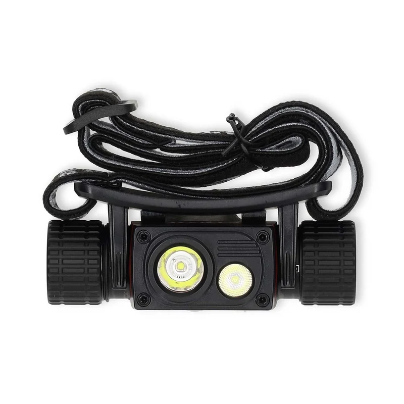 LED hoofdlamp Batterij Gevoed / USB Gevoed - 3.7 V DC - Nominale lichtstroom: 1000 lm