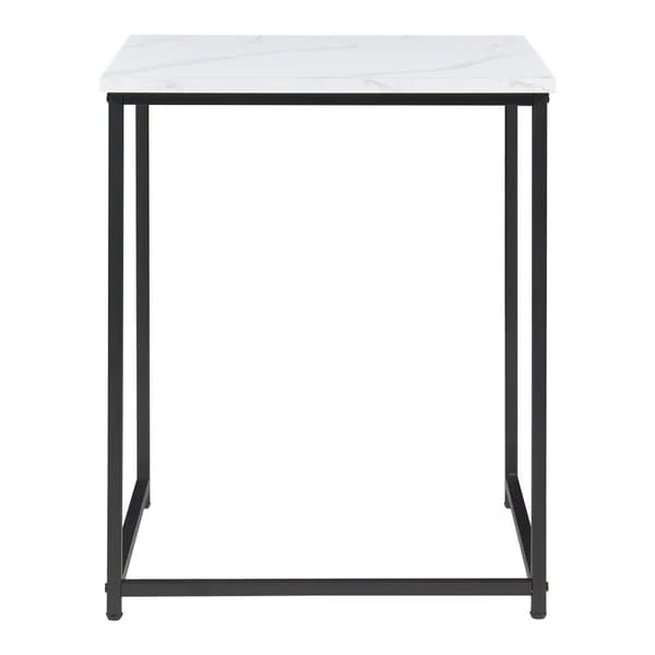 Trollhättan Nesting Tables Set of 3, Marble Pattern Metal