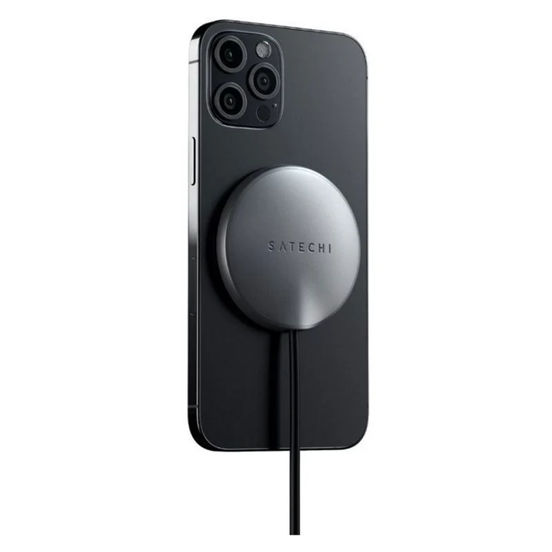 Satechi 7,5W Magsafe Magnetisk Trådløs Oplader, Sort