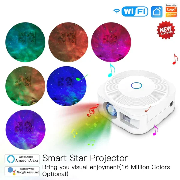 MOES Projetor quadrado Inteligente Smart Wifi