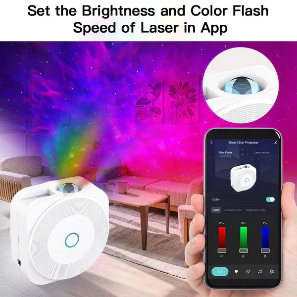 MOES Projetor quadrado Inteligente Smart Wifi