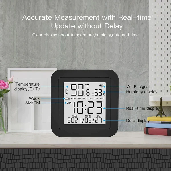Moes Comando Universal Infravermelhos Inteligente com Sensor de temperatura e humidade Smart Wifi