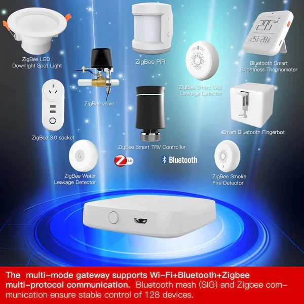 Moes Gateway Hub Multimodal USB Zigbee WiFi Bluetooth Mesh