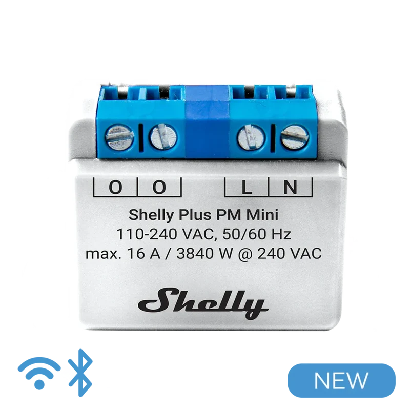 Shelly PM Plus Mini - Módulo WiFi/BT