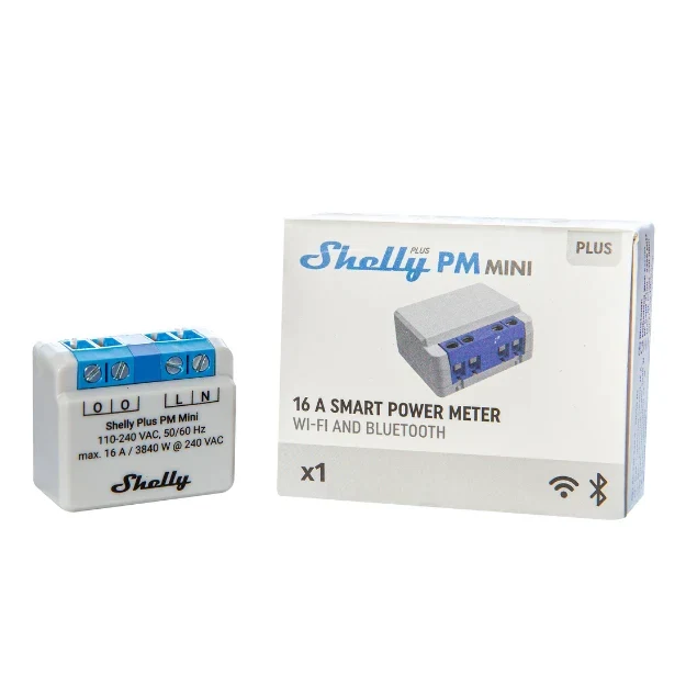 Shelly PM Plus Mini - Módulo WiFi/BT
