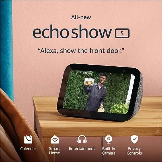 Amazon Alexa Echo Show 5 Preto Antracite (Geração 3)