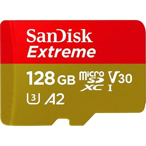 SanDisk Cartão de memória microSDXC Extreme de 128 GB
