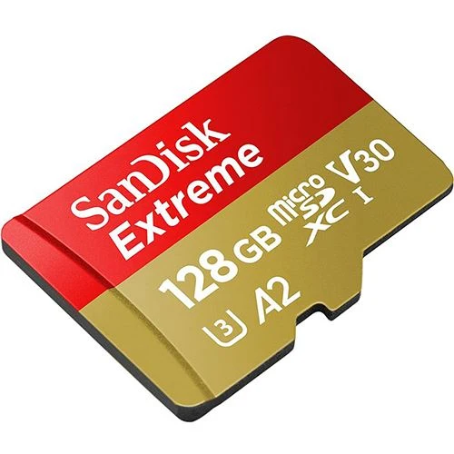 SanDisk Cartão de memória microSDXC Extreme de 128 GB