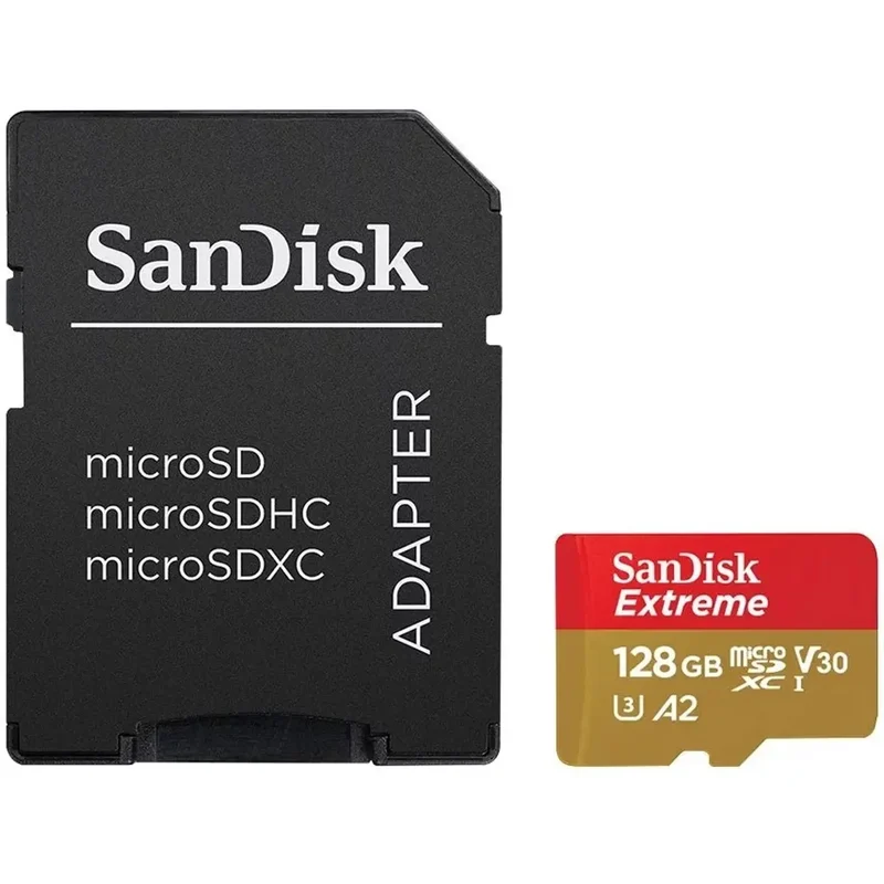 SanDisk Cartão de memória microSDXC Extreme de 128 GB