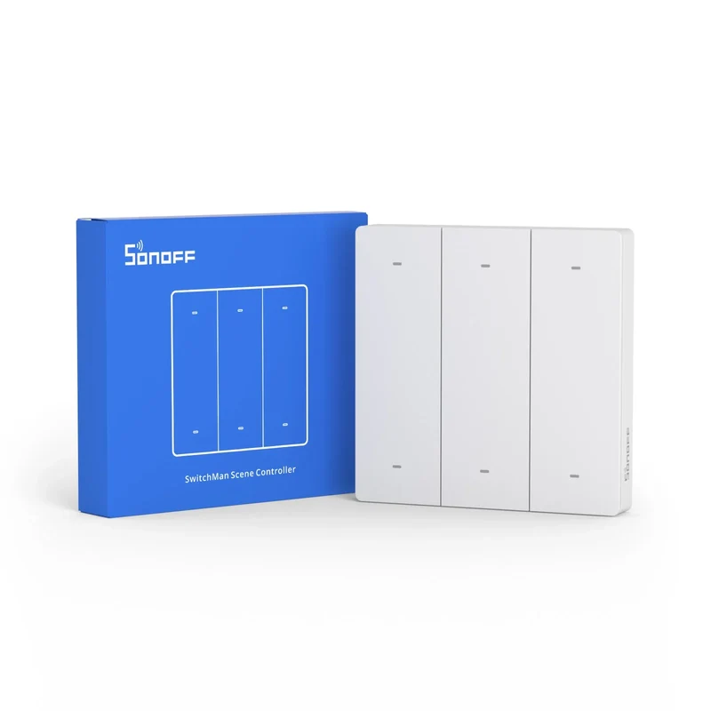 Sonoff R5 Interruptor de cenários de 6 botões eWeLink Remote Gateway Branco