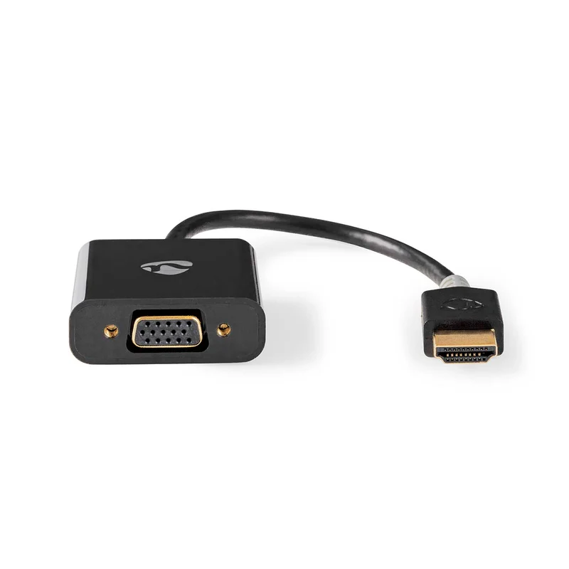 HDMI™-Adapter HDMI™ Connector - USB Micro-B Female / VGA Female 15p / 3,5 mm Female - Verguld