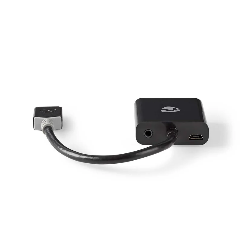 HDMI™-Adapter HDMI™ Connector - USB Micro-B Female / VGA Female 15p / 3,5 mm Female - Verguld
