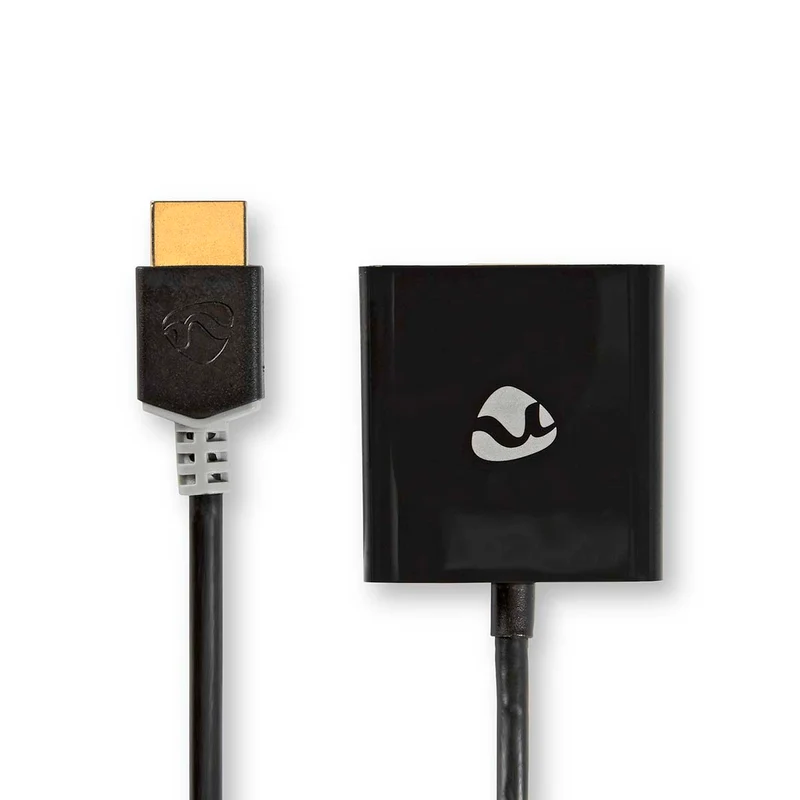 HDMI™-Adapter HDMI™ Connector - USB Micro-B Female / VGA Female 15p / 3,5 mm Female - Verguld