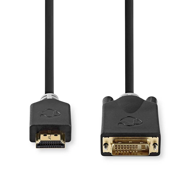 HDMI™ Kabel HDMI™ Connector - DVI-D 24+1-Pins Male - 1080p