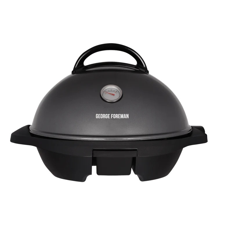 George Foreman Indoor/Outdoor Electric Grill, Black