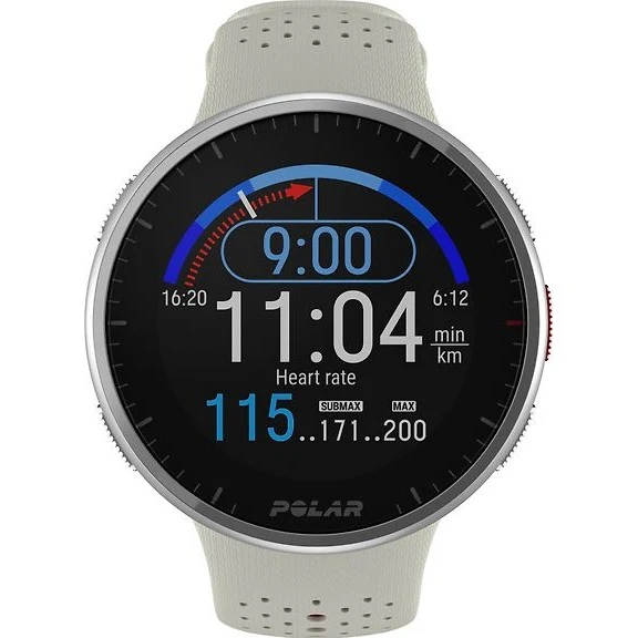 Polar Pacer Pro, GPS Running Watch, Snow White
