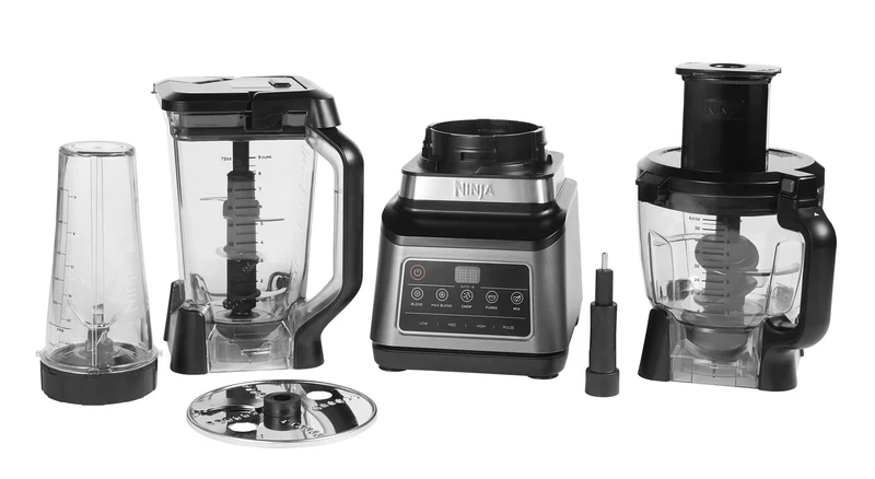 Ninja BN800EU 3-in-1 Food Processor, 1200 W, 1.8 L, Black/Silver