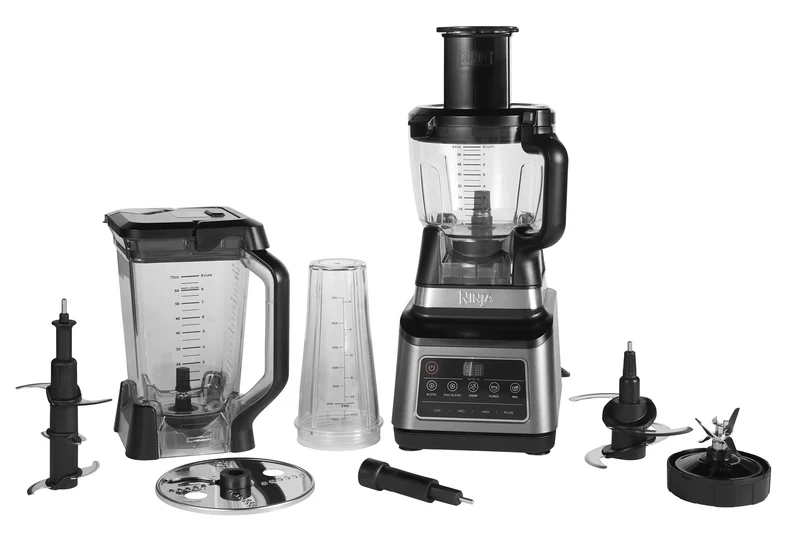 Ninja BN800EU 3-in-1 Food Processor, 1200 W, 1.8 L, Black/Silver