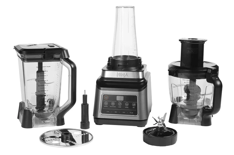 Ninja BN800EU 3-in-1 Food Processor, 1200 W, 1.8 L, Black/Silver