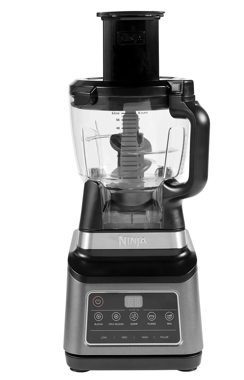 Ninja BN800EU 3-in-1 Food Processor, 1200 W, 1.8 L, Black/Silver