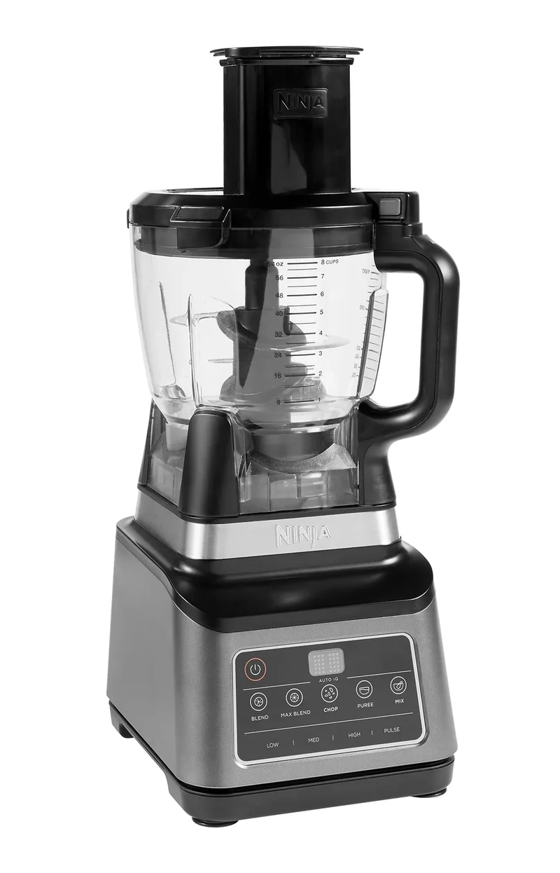 Ninja BN800EU 3-in-1 Food Processor, 1200 W, 1.8 L, Black/Silver