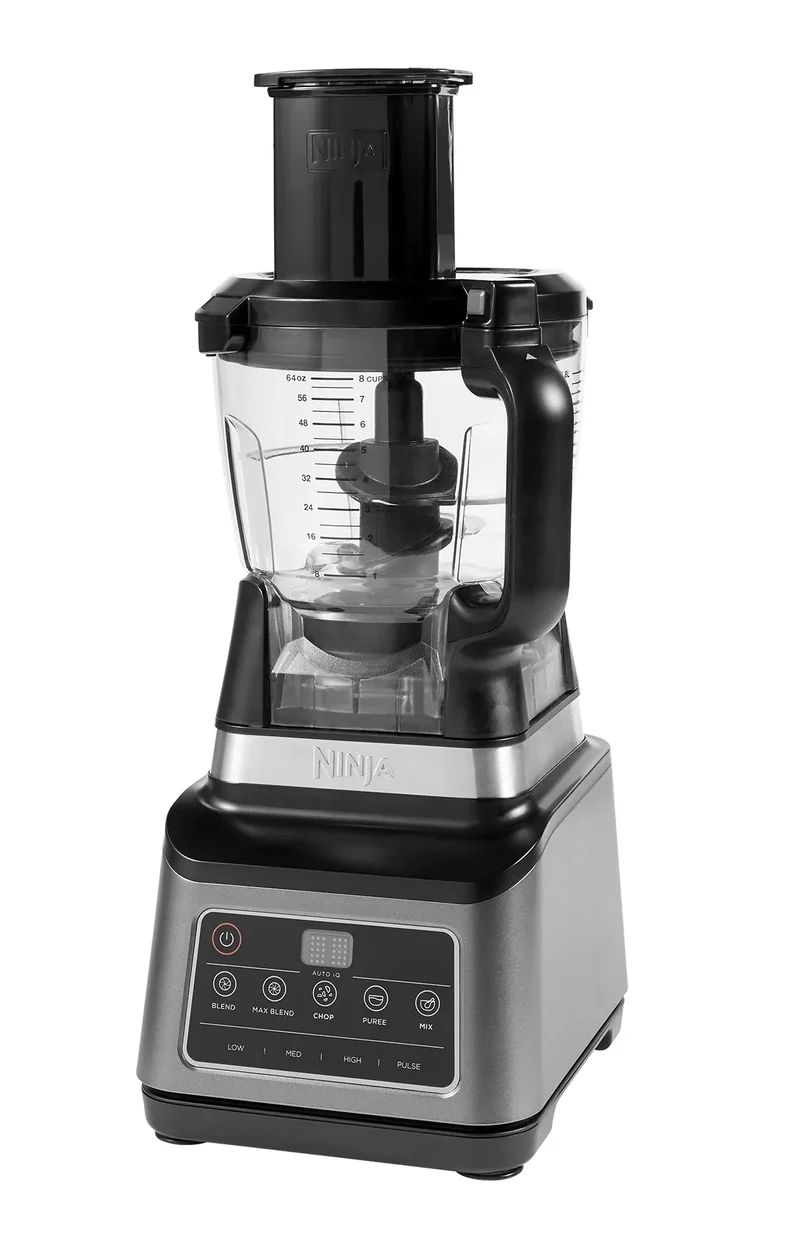 Ninja BN800EU 3-in-1 Food Processor, 1200 W, 1.8 L, Black/Silver